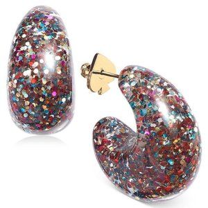 Kate Spade Huggie Hoop Multi-Color Earrings NWT